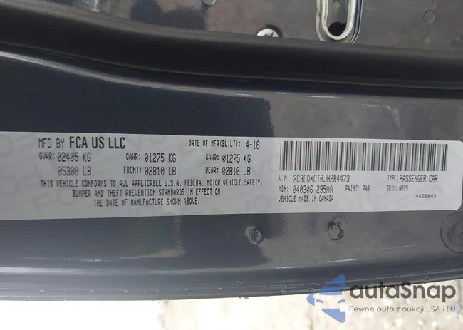 2C3CDXCT0JH284473: 41945802