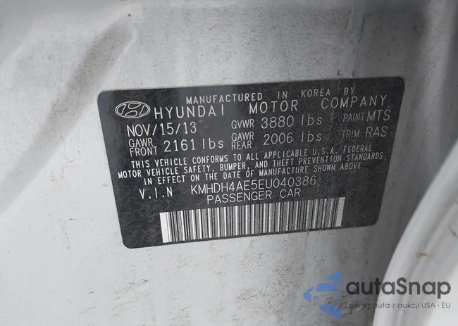 KMHDH4AE5EU040386: 41947123