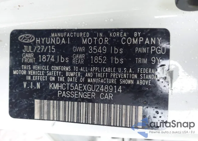 KMHCT5AEXGU248914: 41947225