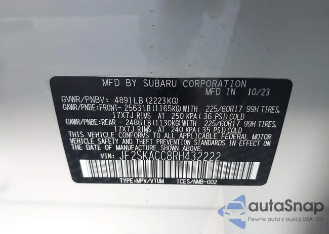 JF2SKACC8RH432222: 41946635