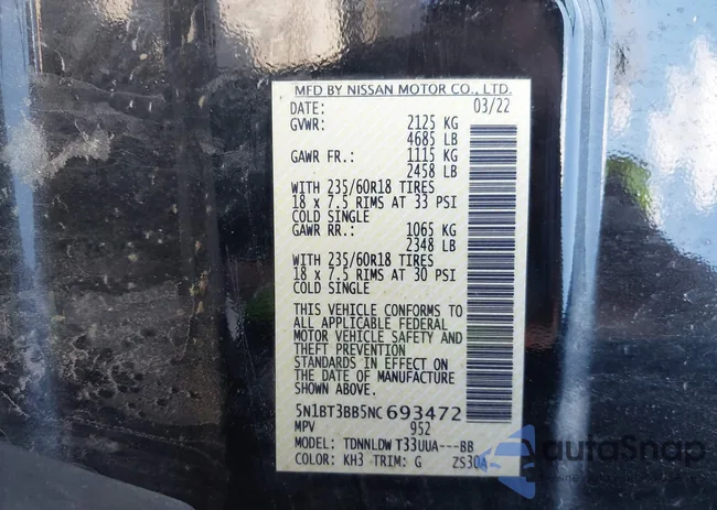 5N1BT3BB5NC693472: 41948531