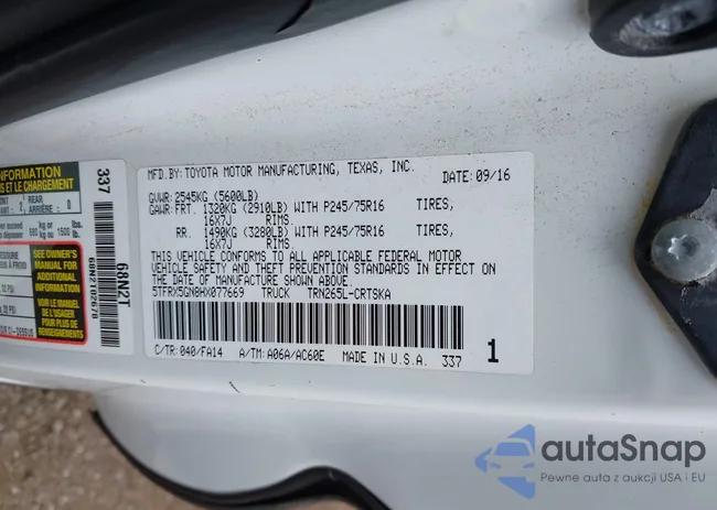 5TFRX5GN8HX077669: 41949088