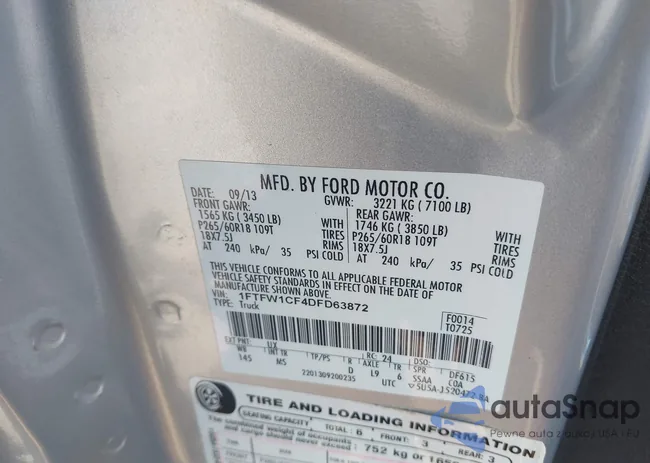 1FTFW1CF4DFD63872: 41948708