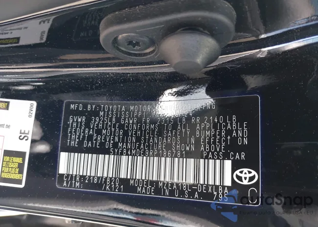 5YFB4MDE9RP186781: 41948824