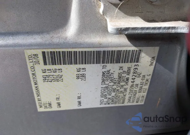 1N4AL21E59N442893: 41949980