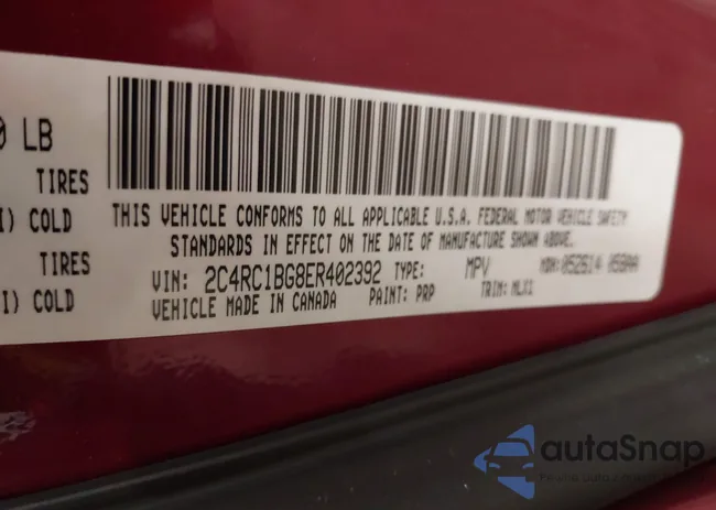 2C4RC1BG8ER402392: 41951551