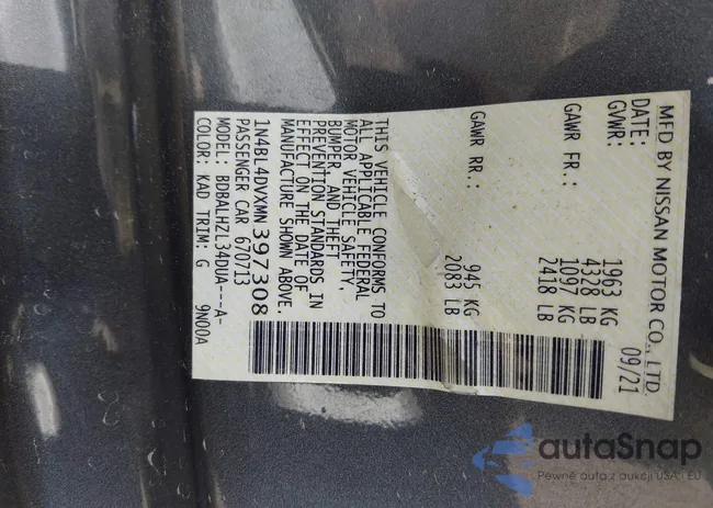 1N4BL4DVXMN397308: 41950625