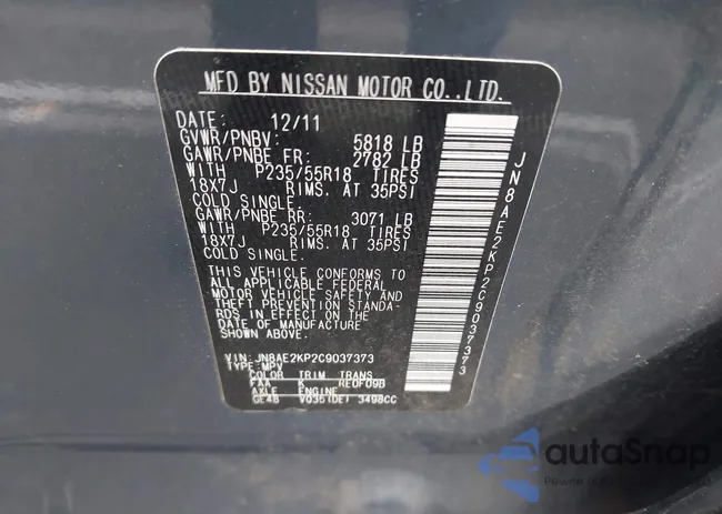 JN8AE2KP2C9037373: 41951995