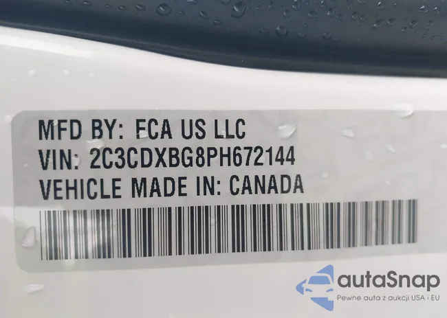 2C3CDXBG8PH672144: 41952242