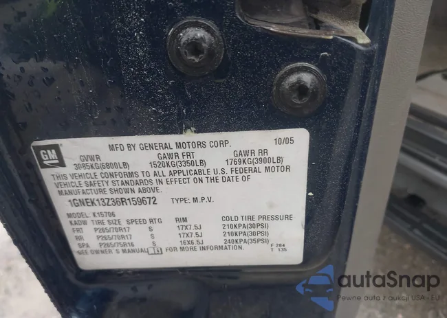 1GNEK13Z36R159672: 41952469