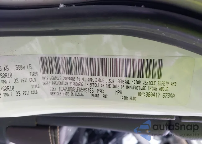 1C4PJMDS1FW509485: 41951757