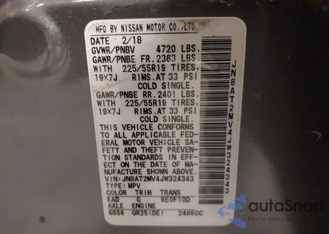 JN8AT2MV4JW324343: 41953349