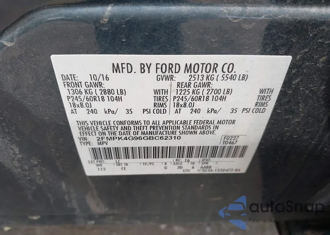 2FMPK4G96GBC62310: 41953569