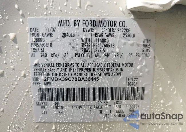 2FMDK39C78BA36445: 41954454