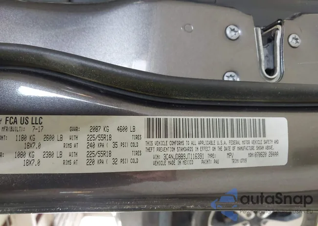 3C4NJDBB9JT116391: 41953729