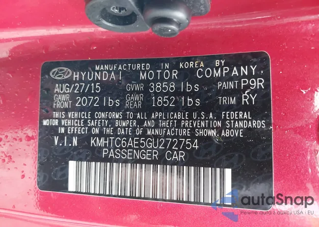 KMHTC6AE5GU272754: 41955708