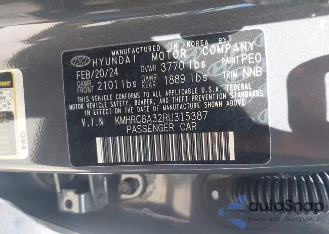 KMHRC8A32RU315387: 41957361