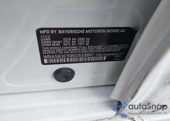 WBA5B3C59ED533891: 41958110