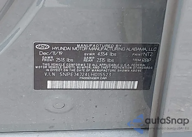 5NPEJ4J24LH015523: 41958282