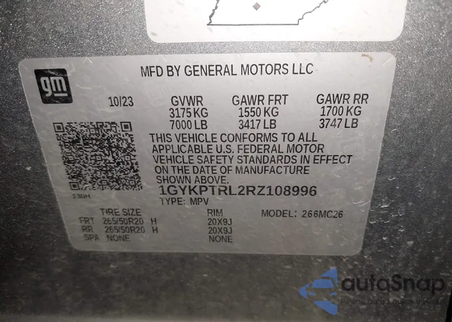 1GYKPTRL2RZ108996: 41958313