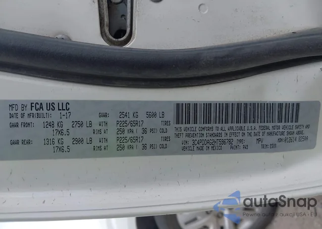 3C4PDDAG2HT596782: 41957886