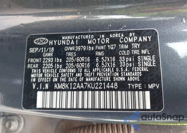 KM8K12AA7KU221448: 41959014