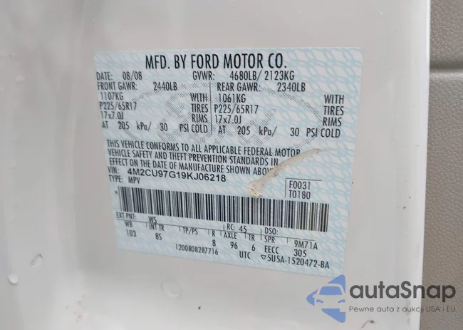 4M2CU97G19KJ06218: 41959118