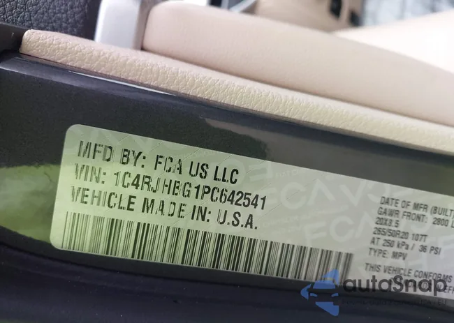 1C4RJHBG1PC642541: 41959275