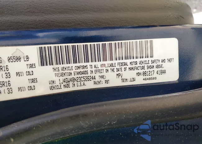 1J4GW48N23C526244: 41958670