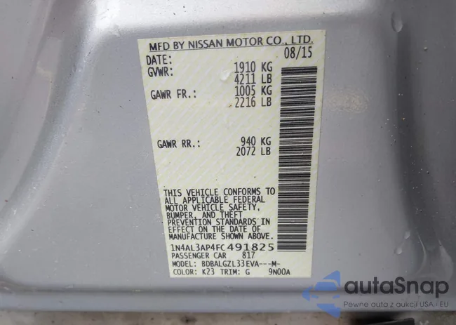 1N4AL3AP4FC491825: 41959759