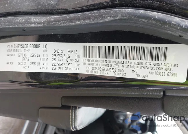 1C4PJMCS2FW563783: 41961066