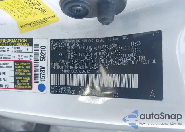 5TDKK3DC0CS206512: 41961211