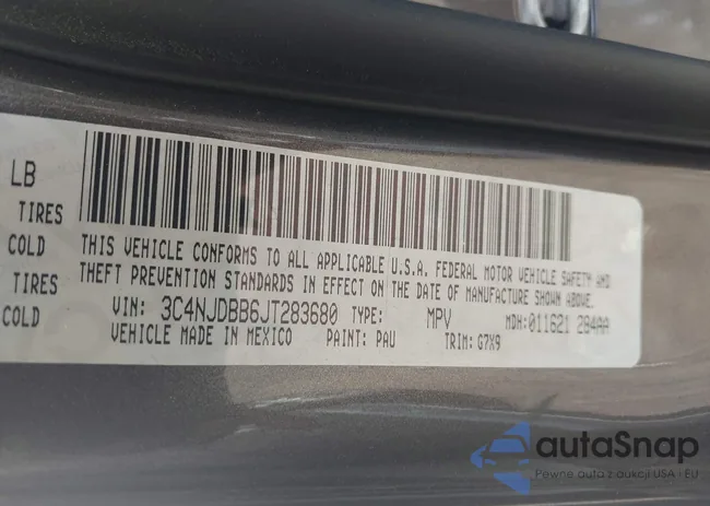 3C4NJDBB6JT283680: 41961266