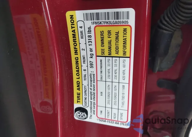 1FMSK7FH3LGA05905: 41961493