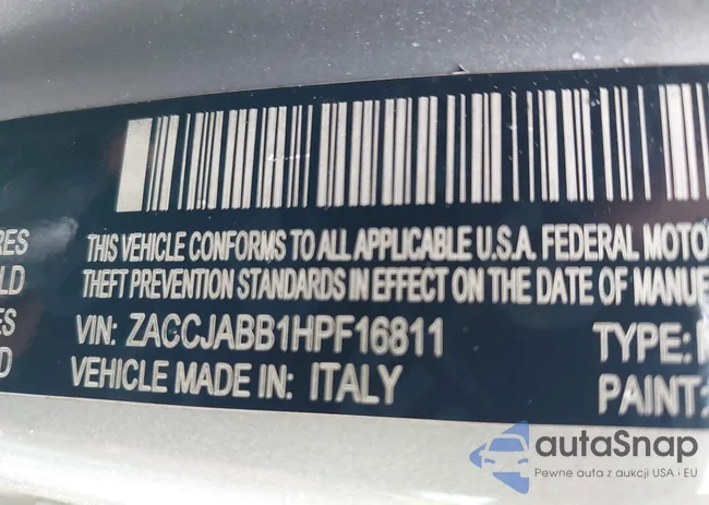 ZACCJABB1HPF16811: 41961507