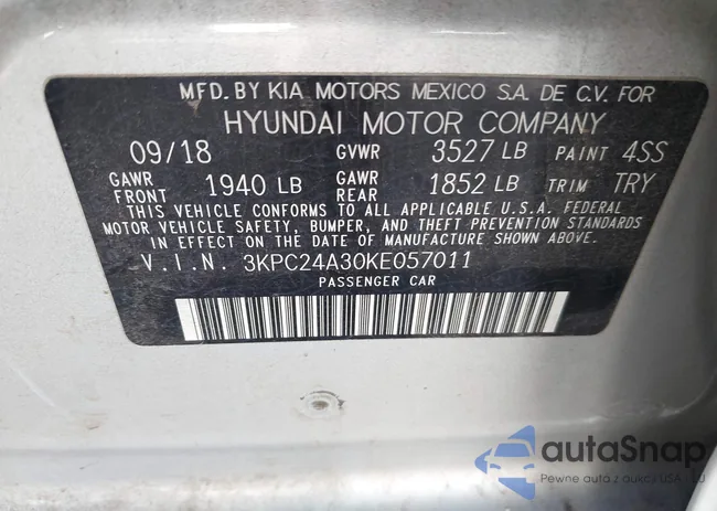 3KPC24A30KE057011: 41962068