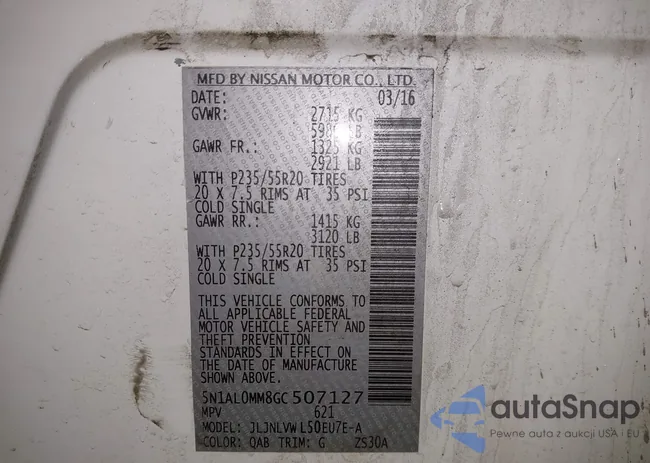 5N1AL0MM8GC507127: 41962293