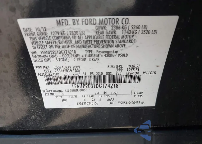 1FAHP2E81DG174218: 41961758