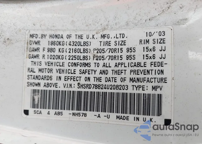 SHSRD78824U208203: 41961893