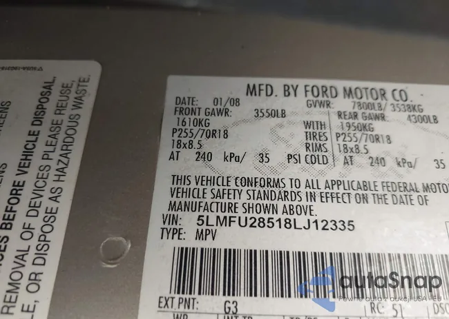 5LMFU28518LJ12335: 41963053