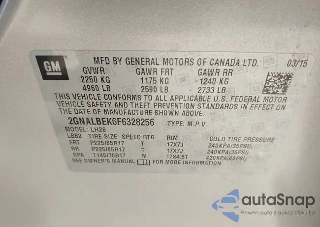 2GNALBEK6F6328256: 41963096