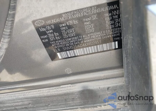 5NMS23AD4KH122353: 41963332