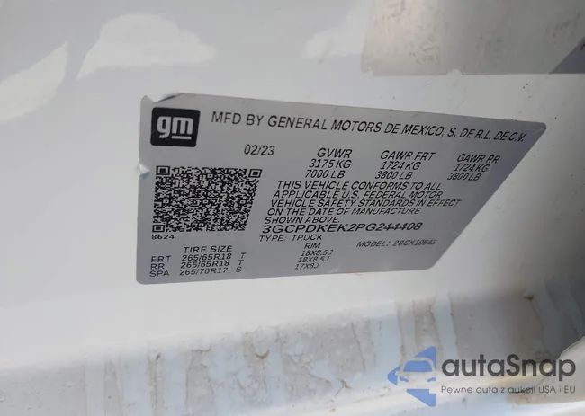 3GCPDKEK2PG244408: 41963518