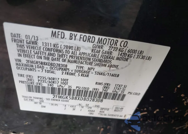 2FMGK5B8XDBD28308: 41962832