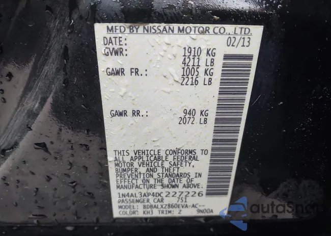 1N4AL3AP4DC227226: 41964557