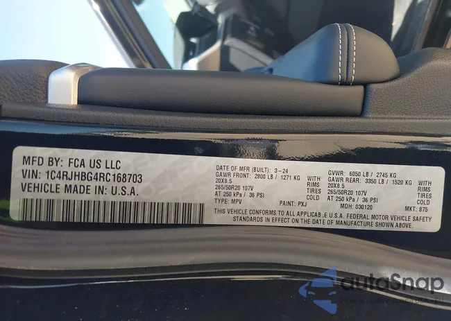 1C4RJHBG4RC168703: 41964563