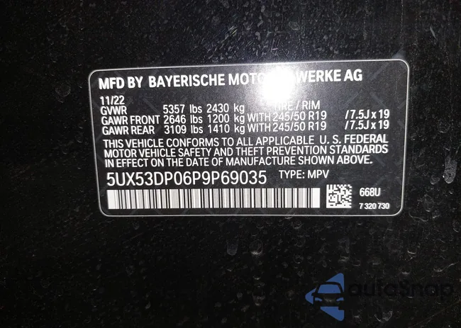 5UX53DP06P9P69035: 41963688