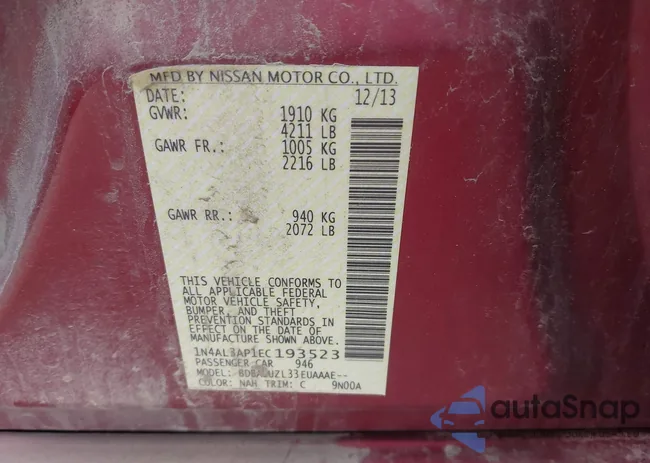 1N4AL3AP1EC193523: 41965205