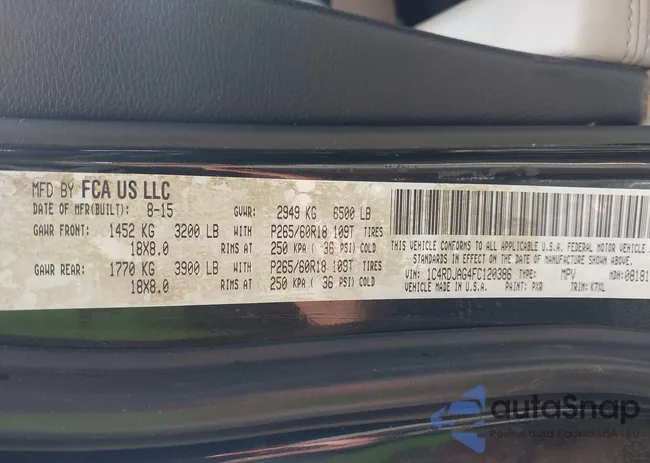 1C4RDJAG4FC120386: 41965764