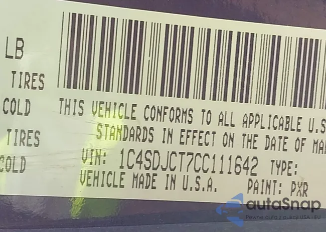 1C4SDJCT7CC111642: 41965892